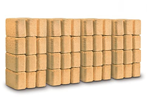 BURGMACHER Bricchette in legno duro, 10 kg, 20 kg, 30 kg, 60 kg, 90 kg, 480 kg, 960 kg (legno duro RUF Eco, 40 kg)