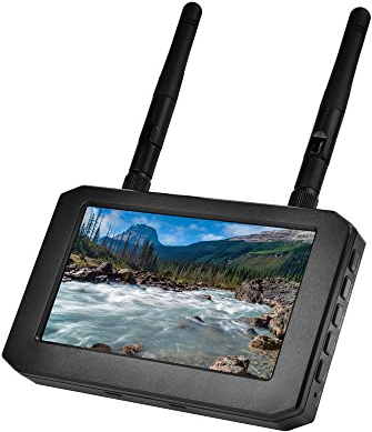 Monitor FPV da 5,8 GHz, display da 4,3 con ricevitore DVR 40CH, schermo IPS, batteria integrata per drone RC Hobby FPV, auto, occhiali