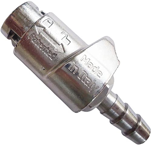 Enchufe Rápido para Inflador de Neumáticos con Espiga 7 mm - Boquilla Aire Comprimido para Compresor - Conector Metálico para Inflar Ruedas de Coche, Moto y Bicicleta - Adaptador Profesional Manguera