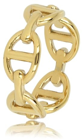 My Bendel Stylischer Ringe Für Damen | Ring in Silber & Gold | Bleibt Schön Und Verfärbt Nicht | Stapelbare Ringe | Mit Luxuriöser Schmuck Geschenkverpackung