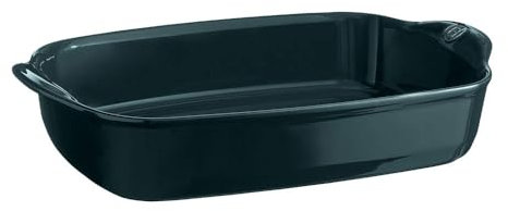 Emile Henry The Right Dish Auflaufform, groß, 41 x 27 cm, Zedernholz