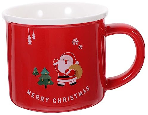 TOPBATHY Tazze da Caffè in Ceramica Uniche per Natale Design Caldo