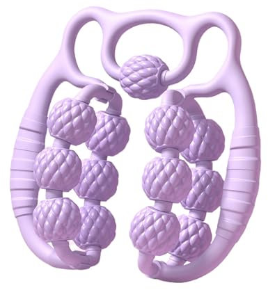Beinmassagerolle – Manuelles Rollenmassagegerät | Cellulite-Roller | Beinmuskel-Massagerolle | Oberschenkel-Roller-Ring-Beinmassagegerät | Rutschfeste Körpermassagegeräte für Beine, Arme, Nacken
