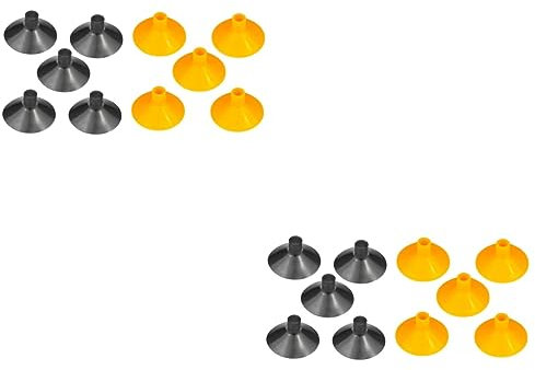 Happyyami 20stücke Mädchen Saugnapf Pfeile Für Bogenschießen Ersatzpfeile Schwarz Und Gelb Für Outdoor-Spiel Und Jagd Hochwertige Gummisauger Pfeile Für Mädchen Und Jungen