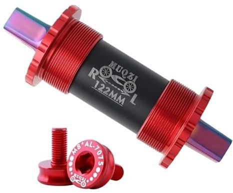 Movimento Centrale Perno Quadro Movimento centrale for mountain bike di tipo quadrato cuscinetto in ceramica 68-103/107/110 mm perno in lega di titanio parti for bicicletta Movimento Centrale Mtb(122m