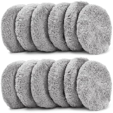 12 fregonas de repuesto para robot de limpieza de ventanas, paños de microfibra, paños de limpieza, lavables a máquina, accesorios reutilizables y lavables para C65 188/168