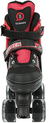 Belfoyer Rollschuhe & Inline Skates Kinder Verstellbar, Größen 26–37, für Mädchen & Jungen, mit/ohne LED Rollen, verstellbare Inliner Rollschuhe, Anfänger & Fortgeschrittene