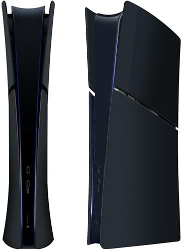 Joso Placa frontal para PS5 Slim Digital Edition, antiarañazos, carcasa de repuesto a prueba de polvo, cubierta de piel apta para PS5 Slim Console, placas para PS5 Slim accesorios, fácil instalación