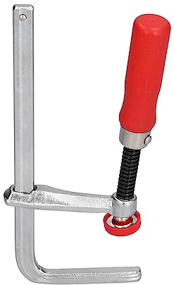 RASTKY Morsetto a Barra in Alluminio Safe F Clamp con Impugnatura Antiscivolo e Grande di Serraggio, Morsetto Manuale per la Lavorazione del Legno per Un'azione di Serraggio Efficiente, Pioppo in