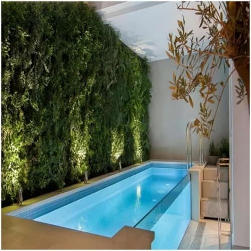 Piscine de luxe hors sol pour la vie dans le jardin, piscine rectangulaire préfabriquée pour toutes les saisons avec cadre en acier en fibre de verre et pompe