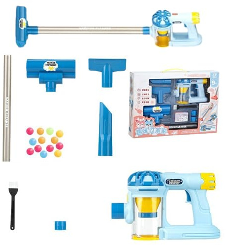Generico Kinderstaubsauger | Kinderspielzeug, realistischer elektrischer Staubsauger, Spielgefälschtes Reinigungsset für und Mädchen ab 3 Jahren