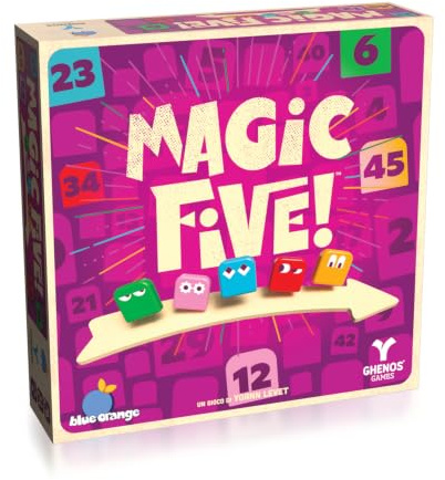 Magic Five! - Gioco da Tavolo - Gioco Competitivo per Adulti e Bambini dagli 8 Anni in su - 2-4 Giocatori - Durata 15min - Edizione Italiana