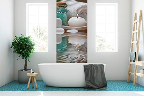 Oedim Bordüre senkrecht selbstklebend Vinyl und Tapete Wand Kerze | Dekoration 144x260cm