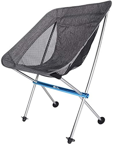 Pkfinrd Tragbare Stühle im Freien Gartenstuhl Ultralight Campingstühle mit Tragetasche for Garten Beach Angeln 0626 (Color : Gray-a)