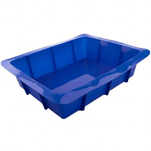 Moule à gratin en silicone, taille XXL, pour la cuisson et la cuisson, antiadhésif, passe au four, au congélateur, 30 x 20 cm, XL Airfryer, sans BPA, moule à cake moule à lasagnes
