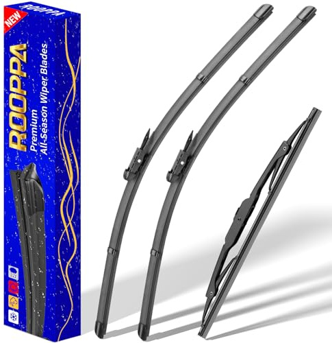3 wipers Replacement for 2012-2017 Chevy Chevrolet Traverse, Windshield Wiper Blades Original Equipment Replacement - 24/21/13 (Set of 3) Pinch Tap