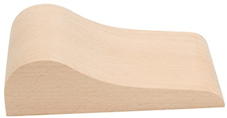 Holzschleifblock, Holzschleifpapierblock-Set, Ergonomisches Design, Buchenholz-Schleifpapierblock, Handgefertigtes Lederkantenschleif-Polierwerkzeug Für DIY-Lederhandwerkszubehör