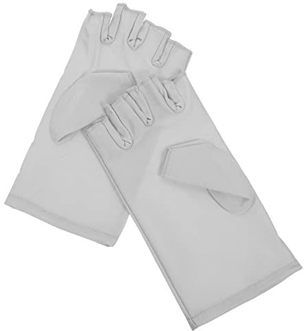Ipetboom Uv Protection Gloves Half Finger for Nail Art Hand Cover Manicure Protective Gloves Nail Art Supplies