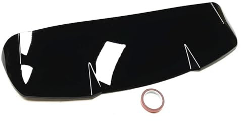 DZSQTUND Auto Heckspoiler Auto Heckspoiler Dachspoiler Lippe Flügel Klappe Heck Oberer Splitter Für Q8 Für Prestige Für Elite Sport 2019 2020 Schwanz Spoiler(Glänzend schwarz)