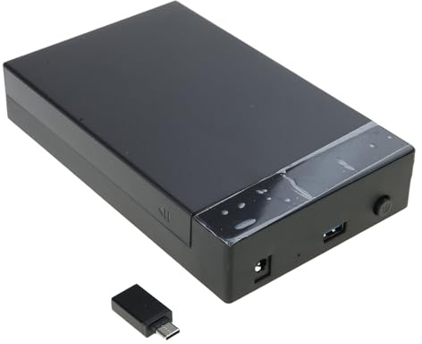 Xuanxi Caja de discos duros externos SATA3.0 de 2.5/3.5 pulgadas a USB 3.0 2.0 optimizada para caja de disco duro Sata3.0