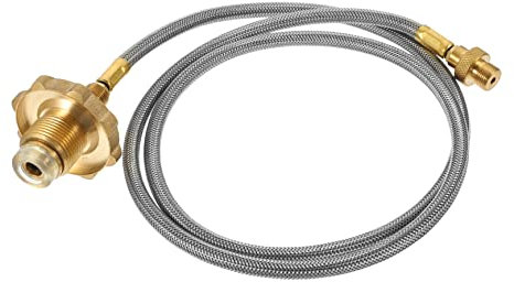 NAMOARLY 1m Manguera De Trenzada Adaptador Segura para De LB LB Camping Parrillas Portátiles y Cocinas De Exterior