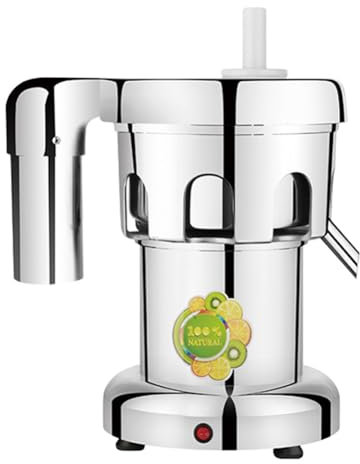 LKYLGYU Presse-Agrumes Commercial 370 W, Presse-Agrumes centrifuge à Froid Robuste 4 300 TR/Min, extracteur de jus en Fonte d'aluminium et en Acier Inoxydable, pour Magasin de jus, Restaurant, hôtel