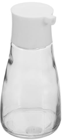 Abaodam Glass Oil Dispenser Bottle Leakproof Kitchen Cruet for Oil Vinegar Soy Sauce Transparent Condiment Pourer for Cooking Barbecue Easy to Monitor Levels 5.32 Fl oz
