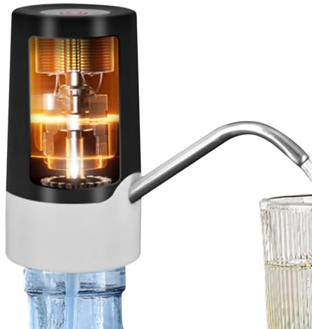 7.9x7.6x13.2 Cm ABS Water Pump, Pump for Water Table Kids, Portable Sand Table Toddler Activity Pump, Drinking Water Dispenser Electric Water Bottle Pumps For Home, Office, Travel, Camping