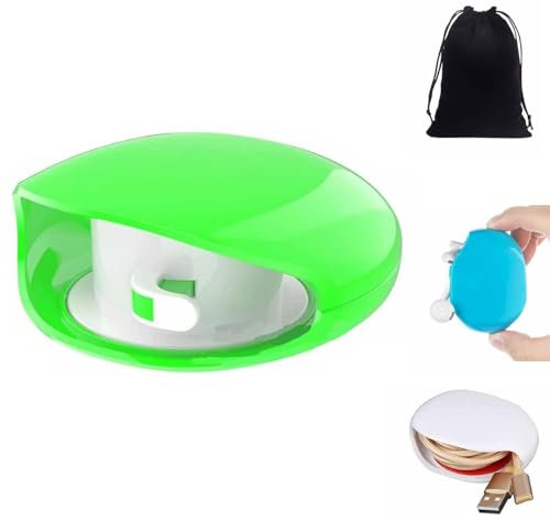 Automatic Telescopic Cable Winder Colorful Retractable No More Tangled Cord Organizer Reel 2025 Trendy Horizontaln Automatic Cable Cord for USB Headphone Data