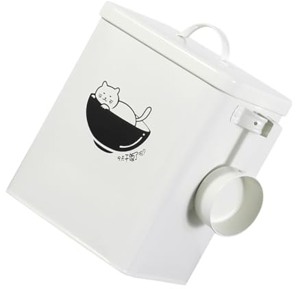 Mikikit Contenedor Sellado para Comida de Mascotas Cubo Almacenaje Hermético Capacidad Grande para Perros y Gatos Uso Doméstico Almacenamiento Comida Seca