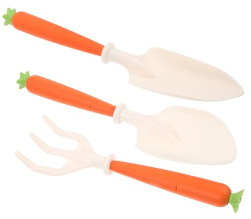 ifundom 1 Ensemble Outils de Jardinage Plastique pour Garçon Fille Pelle Râteau et Truelle pour Jardinage Transplantation et Pots Intérieurs