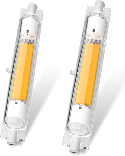 R7S LED 118mm Dimmbar 30W Lampen - LED R7S 118mm Leuchtmittel Ersatz für 300W Halogen Glühbirnen, 3000 LM Naturweiß 4000K, 360°Abstrahlwinkel, Kein Flackern für Innen Außenbeleuchtung, 2er Pack