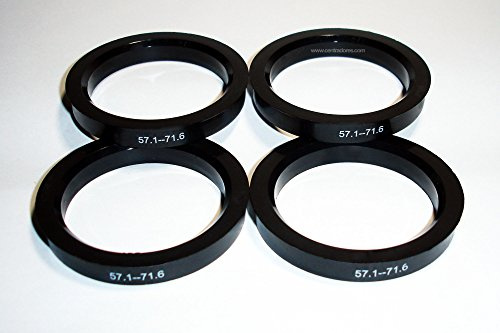 Centradores 4 LLANTA 71.6-57.1 Aros para Llantas AEZ ALCATEC AUTOSPORTRACING DOTZ Enzo LG INOVIT KEI STILAUTO