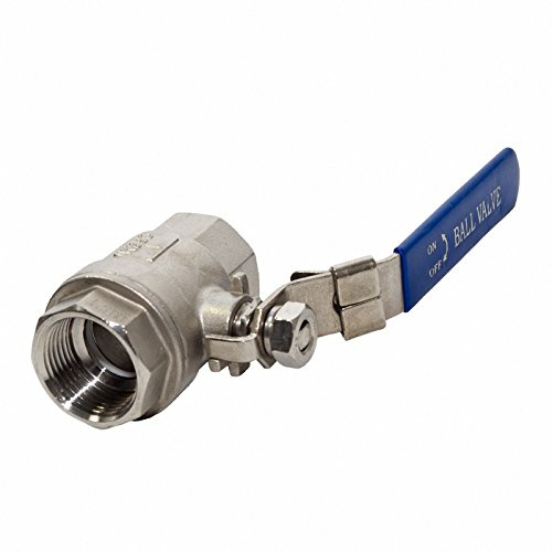 Quarzflex® Edelstahl Kugelhahn 1 IG mit vollem Durchgang