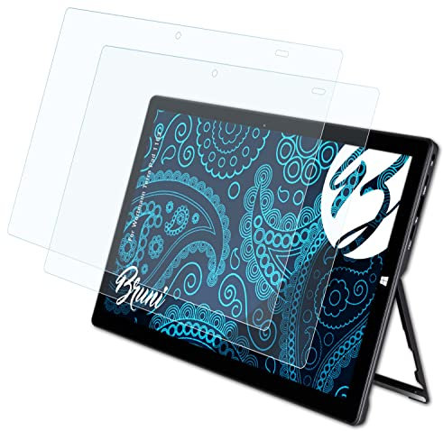 Bruni Protecteur d'écran compatible avec Wortmann Terra Pad 1162 Film Protecteur, cristal clair Écran protecteur (2X)