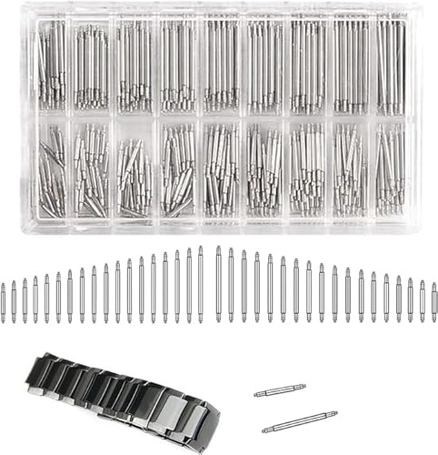YUYTE Barre a Molla per Cinturini per Orolog,9-28mm Barre a Molla per Cinturini Perni di Collegamentoper Cinturino in Metallo Orologio Riparazione Strumento Accessorio