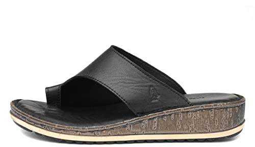 Hush Puppies Womens Elissa Toepost Sandal, Black, 7 UK
