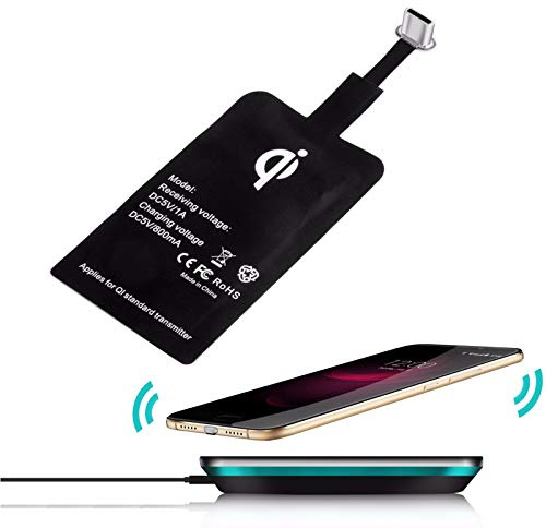 USB TYPE C Qi suitable for Samsung Galaxy A04s | Wireless receiver induction adapter charger | Charger Receiver