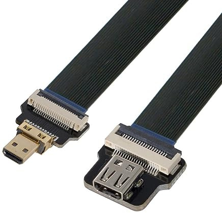 chenyang CYFPV Micro HDMI maschio a femmina cavo piatto FPC 1080P per FPV HDTV Multicopter fotografia aerea 0,5 m