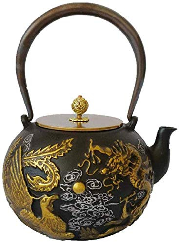 Juegos De Té Simples Y Creativos Tetera De Hierro Fundido Olla Grande De Hierro Olla De Hierro Fundido Sin Recubrimiento Té Hervido Hecho A Mano Agua Hirviendo Olla De Hierro Vieja