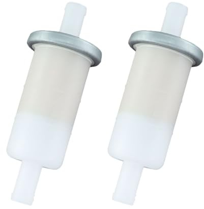 MCHNIC 2x Benzinfilter Kraftstofffilter 11 mm für Honda CBR600 GL1500 NT650 NTV650 ST1100 VFR750 VT1100 VT750 VTX1300 XL1000 XRV750