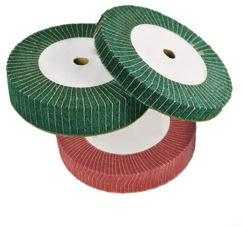 HpLive Disque de polissage en non-tissé - 150 x 50 cm - Disque abrasif non tissé - Disque abrasif en nylon - Rouge