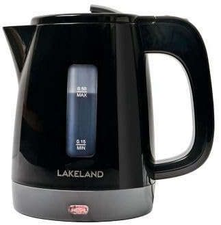 Lakeland Portable Travel Kettle 0.5L With Limescale Filter and Dual Voltage Switch for use at Home or Abroard