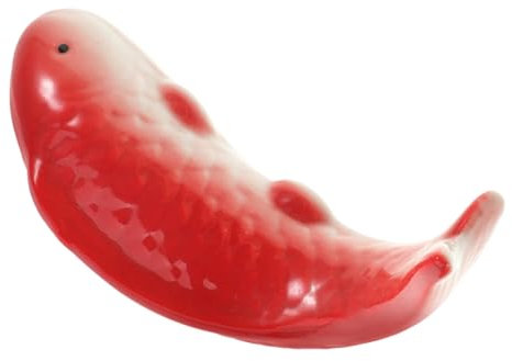 Warmhm Keramik-schwimmfischornament Fischfigur Für Aquarium Schwimmfischdekor Aquariumzubehör Schwimmfischstatue Filigrane Dekoration Für Schreibtische Und Teiche