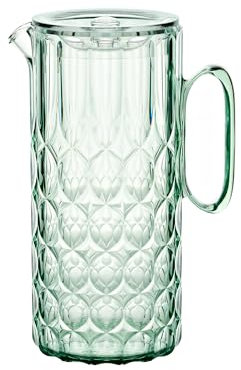 Guzzini - Vanity, Caraffa con coperchio Verde Matcha in Bio-based SAN e Bio-based SMMA - ARIA