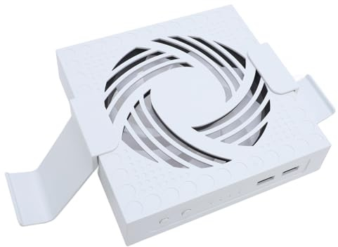 SENECESLI Ventilador de Enfriamiento for Series X, de Enfriamiento del Ventilador de de Polvo de la Consola de Juego con Luz RGB y 2 Puertos USB para Cargar, Velocidad