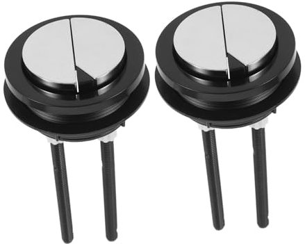 SHINEOFI 2Stücke Toilettenspülknopf Ersatz Für Wasserbehälter Dual Flush Druckknopf Einsetzbar Zufällige Farbwahl Für Standard Wc Spülkästen