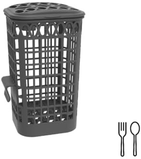 Daan Tech – Panier à Couverts pour Lave-Vaisselle – Organisateur pour Couteaux, Fourchettes et Cuillères – Accessoires Mini Lave-Vaisselle – Panier à Couverts de Remplacement