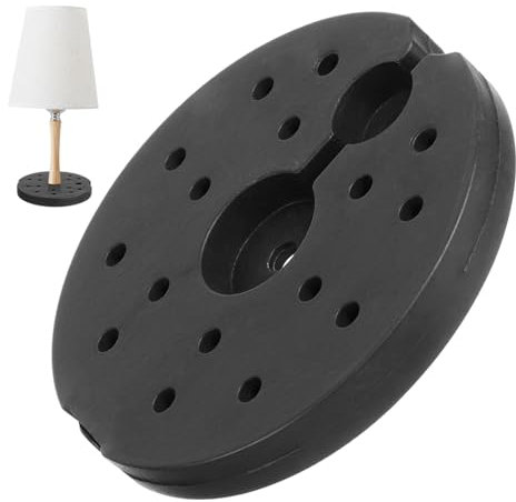 EPIGEIST Leichter Stehlampensockel aus Kunststoff mit Stabilem und Robustem Design Gewichtsbasis für Schreibtischlampen für Wohnzimmer und Dekorative Anwendungen