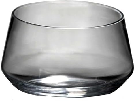 CSYQPDMBDL Kugelaquarium, Goldfischglas, Fischschale Home Wohnzimmer Büro Desktop Glas Fisch Tank Transparent Glas Kleine Schildkröte Tank(20x13x17cm)